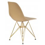 Стул обеденный DOBRIN DSR (ножки золотые, цвет бежевый (GR-03))