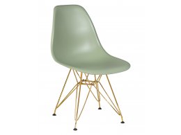 Стул обеденный DOBRIN DSR (ножки золотые, цвет мятный (NX-G-09))