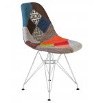 Стул обеденный DOBRIN DSR (ножки хром, цвет мозайка)