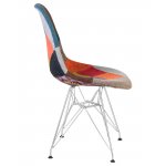 Стул обеденный DOBRIN DSR (ножки хром, цвет мозайка)