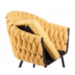 Стул обеденный DOBRIN MATILDA (жёлтая ткань (LAR 275-8))