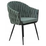 Стул обеденный DOBRIN MATILDA (зеленая ткань (LAR 275-23))