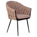 Стул обеденный DOBRIN MATILDA (коричневая ткань (LAR 275-3))