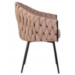 Стул обеденный DOBRIN MATILDA (коричневая ткань (LAR 275-3))