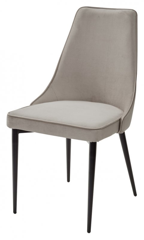 Стул NEPAL-P ЛАТТЕ #25, велюр/ черный каркас М-City