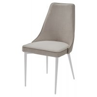 Стул NEPAL-P ЛАТТЕ #25, велюр/ белый каркас М-City