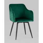 Стул Ника вращающийся велюр изумрудный