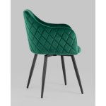 Стул Ника вращающийся велюр изумрудный