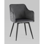 Стул Ника вращающийся велюр серый