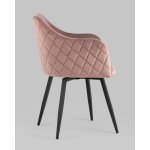 Стул Ника вращающийся велюр пыльно-розовый