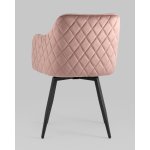 Стул Ника вращающийся велюр пыльно-розовый