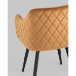 Стул Ника вращающийся велюр терракотовый