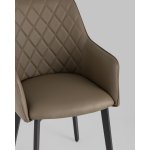 Стул Прайм экокожа коричневый