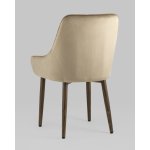 Стул Диана велюр бежевый