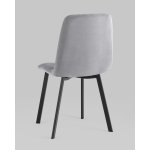 Стул Oliver Square велюр серый