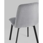 Стул Oliver Square велюр серый