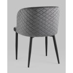 Стул Оскар велюр серый