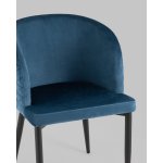 Стул Оскар велюр сине-зеленый