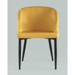 Стул Оскар велюр оранжевый