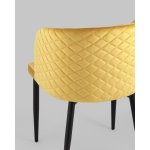 Стул Оскар велюр оранжевый