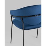 Стул Алексис велюр синий