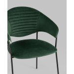 Стул Алексис велюр зелёный