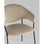 Стул Алексис велюр капучино