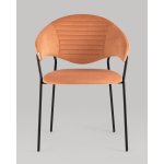 Стул Алексис велюр оранжевый