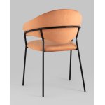 Стул Алексис велюр оранжевый