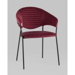 Стул Алексис велюр винный