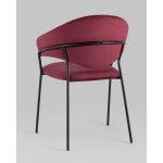 Стул Алексис велюр винный