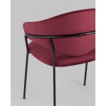 Стул Алексис велюр винный