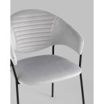 Стул Алексис велюр серый