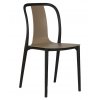 Стул обеденный DOBRIN ADAM (черный/бежевый)