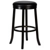 Круглый барный табурет DOBRIN BOB BAR (капучино, черный)