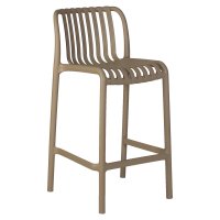 CHLOE Полубарные пластиковые стулья