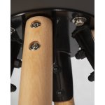 Стул полубарный DOBRIN RONNI (ножки светлый бук, тёмно-серый (GR-04))