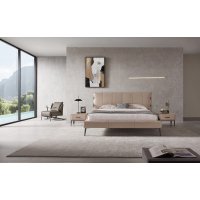 Кровать GC1727 (160-200) бежевый PC019-9042/SA135