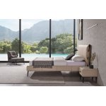 Кровать GC1727 (180-200) бежевый PC019-9042/SA135