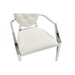 Стул Y110B бежевый бархат