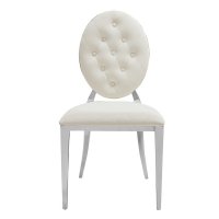 Стул Y110C бежевый бархат