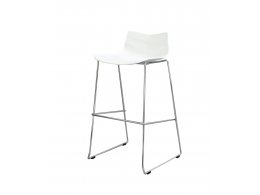 Стул барный LEAF-06 белый