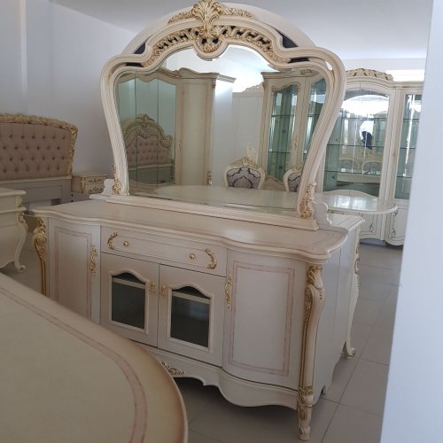 ДЖУЛЬЕТТА Комод с зеркалом на 1,8 ДЖУЛЬЕТТА Комод с зеркалом на 1,8