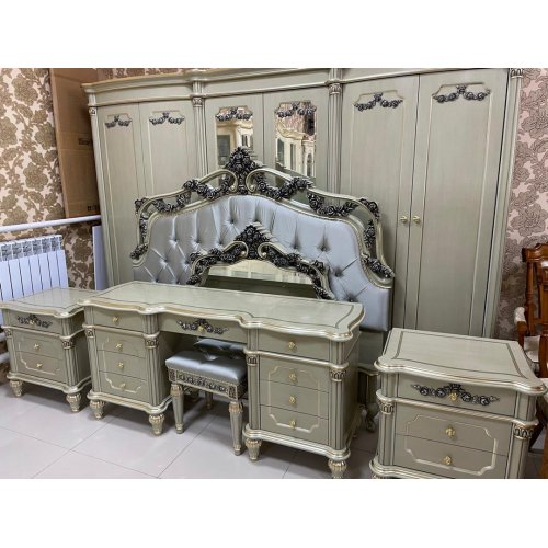 АСТОРИЯ ОЛИВА  Комплект спальни с 6-ти дверным шкафом