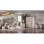 АДЕЛЬ Туалетный стол с зеркалом и пуфом