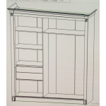 ВЕНЕЦИЯ Шкаф-купе 1200 (2 зеркала) ВЕНЕЦИЯ Шкаф-купе 1200 (2 зеркала)