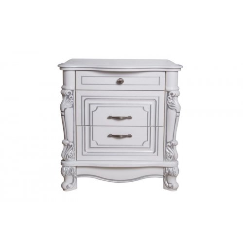 КАСАНДРА Тумба прикроватная (2 шт) (серебро)