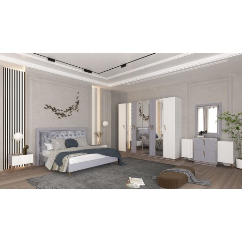 САМИРА Спальня с 6-ти дверным шкафом САМИРА Спальня с 6-ти дверным шкафом