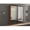 КААППИ-1 Шкаф-купе 2-х дверный с зеркалом 120*60