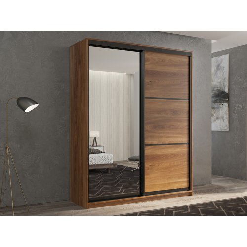 КААППИ-2 Шкаф-купе 2-х дверный 120*60 (зеркало/ЛДСП)